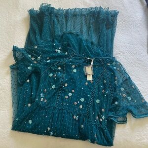 Anthropologie feather bone Dress